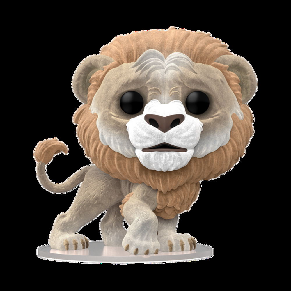 Funko Pop! Movies: Wicked – Cowardly Lion (Flocked) Exclusive #1930 W Protector